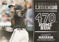 2018 Topps Longball Legends Manny Machado #LL-28 card