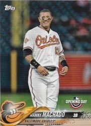 2018 Topps Opening Day Base Set Manny Machado #16b card