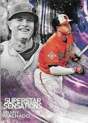 2018 Topps Superstar Sensations Manny Machado #SSS-9 card