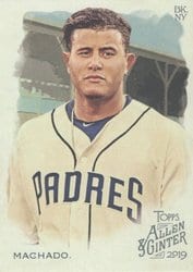2019 Topps Allen & Ginter Base Set Manny Machado #149 card
