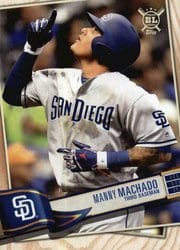 2019 Topps Big League Base Set Manny Machado #168 card