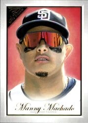 2019 Topps Gallery Base Set Manny Machado #143 card