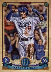 2019 Topps Gypsy Queen Base Set Manny Machado #115 card