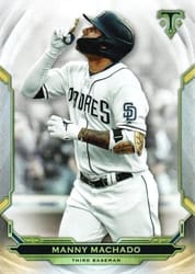 2019 Topps Triple Threads Base Set Manny Machado #35 card