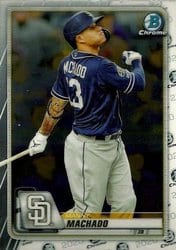 2020 Bowman Chrome Base Set Manny Machado #2 card