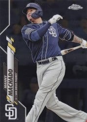 2020 Topps Chrome Base Set Manny Machado #76 card
