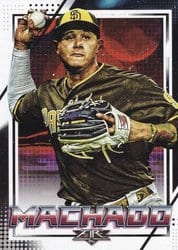 2020 Topps Fire Base Set Manny Machado #132 card