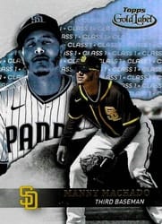 2020 Topps Gold Label Base Set Manny Machado #80 card