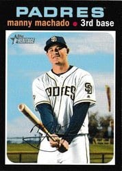 2020 Topps Heritage Base Set Manny Machado #308 card