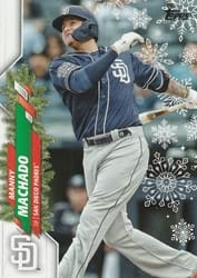 2020 Topps Holiday Base Set Manny Machado #HW164a card