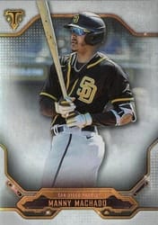 2020 Topps Triple Threads Base Set Manny Machado #75 card