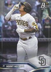 2021 Bowman Platinum Base Set Manny Machado #62 card