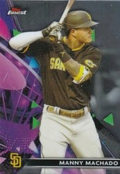 2021 Finest Base Set Manny Machado #31 card