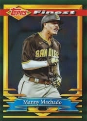 2021 Finest Flashbacks Base Set Manny Machado #163 card