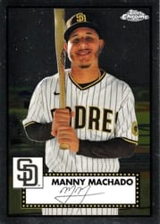 2021 Topps Chrome Platinum Anniversary Base Set Manny Machado #203 card