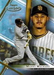 2021 Topps Gold Label Base Set Manny Machado #25 card