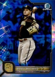 2022 Bowman Chrome Sapphire Edition Base Set Manny Machado #5 card