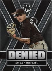 2022 Panini Mosaic Denied Manny Machado #D-6 card