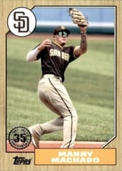 2022 Topps 1987 Topps Baseball (Series 1) Manny Machado #T87-55 card