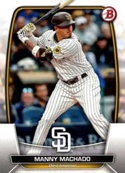 2023 Bowman Base Set Manny Machado #45 card