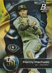 2023 Bowman Platinum Base Set Manny Machado #73 card