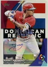 2023 Topps 2023 World Baseball Classic Stars Autographs Manny Machado #WBC-9 card