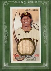 2023 Topps Allen & Ginter Framed Mini Relics Manny Machado #MFR-MM card