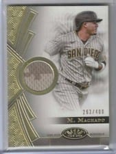 2023 Topps Tier One Relics (Design A) Manny Machado #T1R-MMA1 card