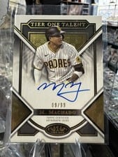 2023 Topps Tier One Talent Autographs Manny Machado #T1TA-MM card