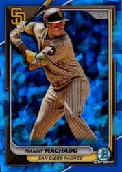 2024 Bowman Chrome Sapphire Edition Base Set Manny Machado #12 card