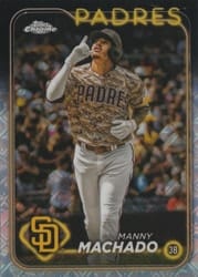 2024 Topps Chrome Logofractor Edition Base Set Manny Machado #12 card
