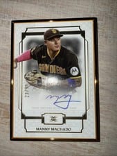 2024 Topps Definitive Collection Framed Autograph Patch Manny Machado #FAPC-MM card