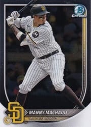 2025 Bowman Chrome Base Set Manny Machado #6 card