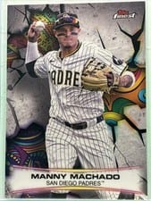 2025 Finest Smashing Through Manny Machado #S-10 card