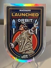 2025 Topps Cosmic Chrome Launched into Orbit Manny Machado #LIO-20 card