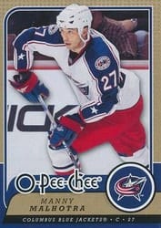 2008-09 O-Pee-Chee Base Set Manny Malhotra #69 card