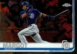 2019 Topps Chrome Base Set Manny Margot #154 card