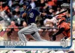 2019 Topps Chrome Sapphire Edition Base Set Manny Margot #170 card