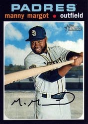 2020 Topps Heritage Base Set Manny Margot #184 card