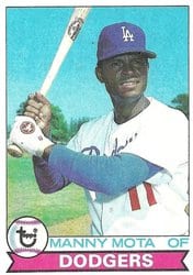 1979 Topps Base Set Manny Mota #644 card