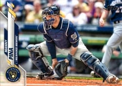 2020 Topps Base Set Manny Pina #570 card