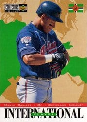 1996 Collector's Choice Base Set Manny Ramirez #329 card