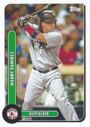 2021 Topps Brooklyn Collection Base Set Manny Ramirez #18 card