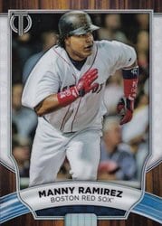 2022 Topps Tribute Base Set Manny Ramirez #50 card