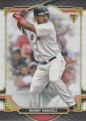 2022 Topps Triple Threads Base Set Manny Ramirez #43 card