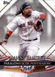 2022 Topps Update Paragons of the Postseason Manny Ramirez #PP-11 card