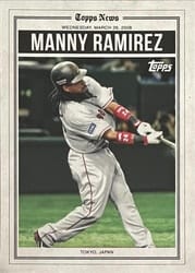 2025 Topps History of Japanese Baseball Manny Ramirez #HB-7 card