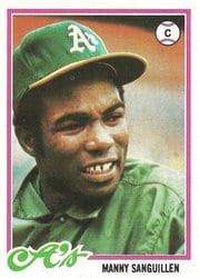 1978 Topps Base Set Manny Sanguillen #658 card