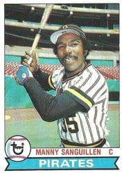 1979 Topps Base Set Manny Sanguillen #447 card