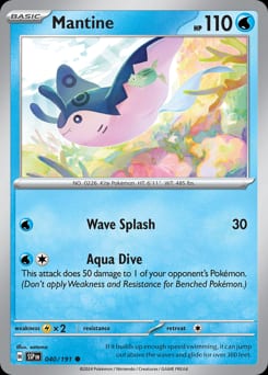 Surging Sparks Mantine #40 card